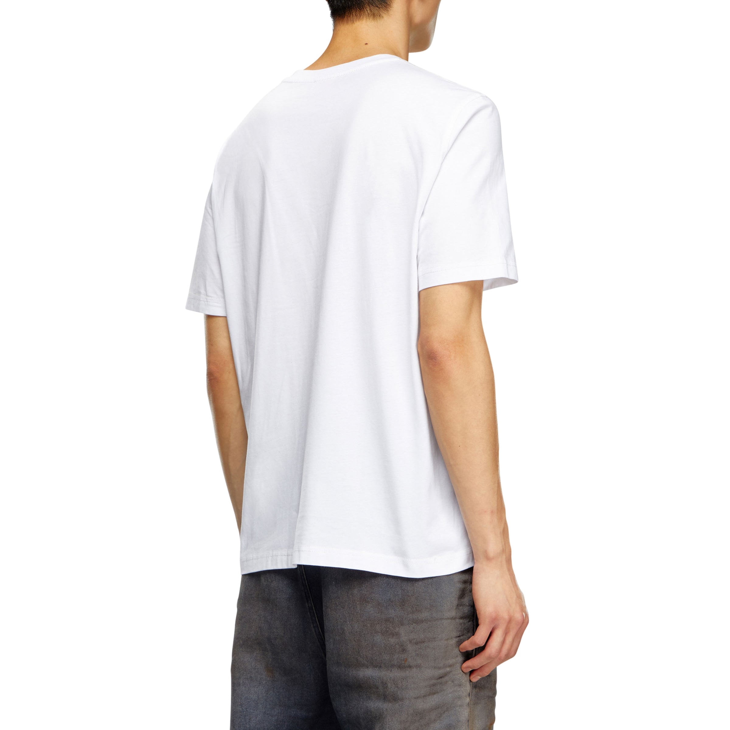 Diesel T-Shirt T-Adjust Logo White